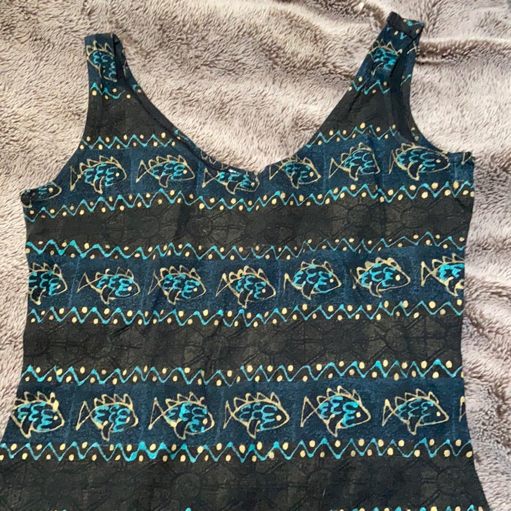 Adorable Beach Dress with Fishes